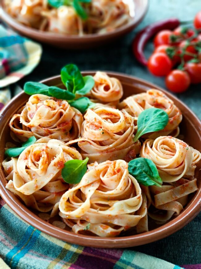 rolled pasta